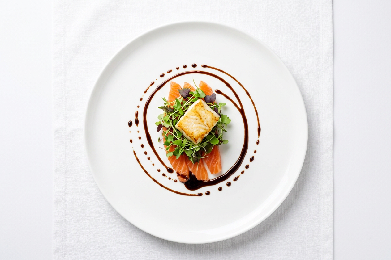 Michelin Star style — fine dining extreme polish